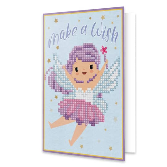 Diamond Dotz&#xAE; Make a Wish Diamond Painting Greeting Card Kit